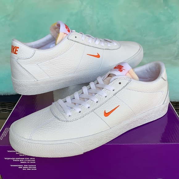 NIKE SB ZOOM BRUIN WHITE/TEAM ORANGE-WHITE MENS - Picture 8 of 16